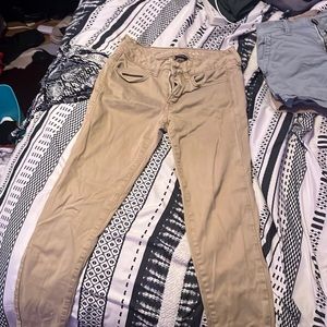 Tan pants for school American Eagle